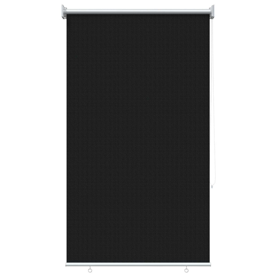 Buitenrolgordijn 90% UV-blok Zwart 80 x 230 cm HDPE