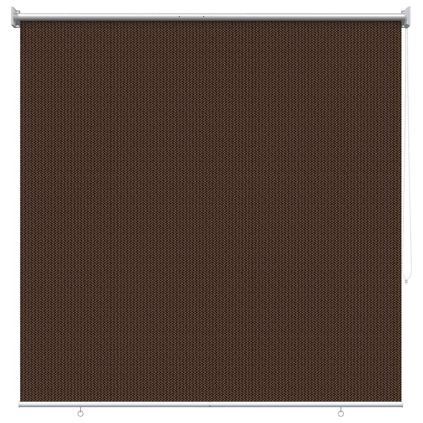 Buitenrolgordijn 90% UV-blok Bruin 140 x 140 cm HDPE