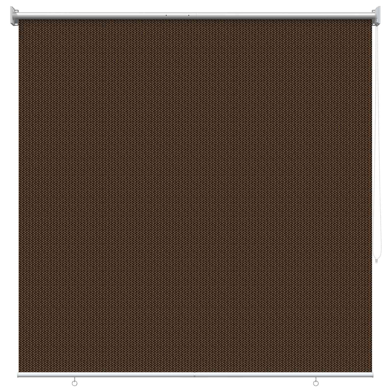 Buitenrolgordijn 90% UV-blok Bruin 140 x 140 cm HDPE