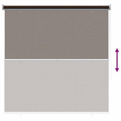 Buitenrolgordijn 90% UV-blok Bruin 140 x 140 cm HDPE
