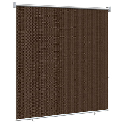Buitenrolgordijn 90% UV-blok Bruin 120 x 230 cm HDPE