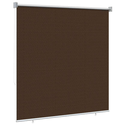 Buitenrolgordijn 90% UV-blok Bruin 120 x 230 cm HDPE