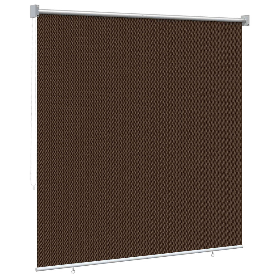 Buitenrolgordijn 90% UV-blok Bruin 120 x 230 cm HDPE