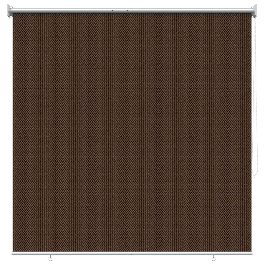 Buitenrolgordijn 90% UV-blok Bruin 120 x 230 cm HDPE