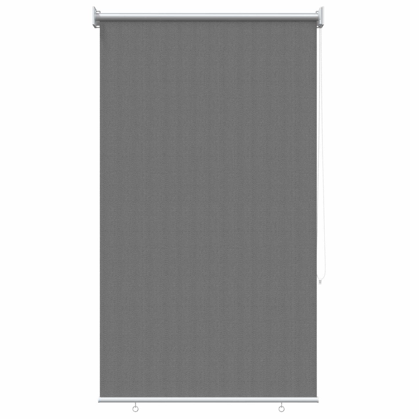 Buitenrolgordijn 90% UV-blok Lichtgrijs 60 x 140 cm HDPE