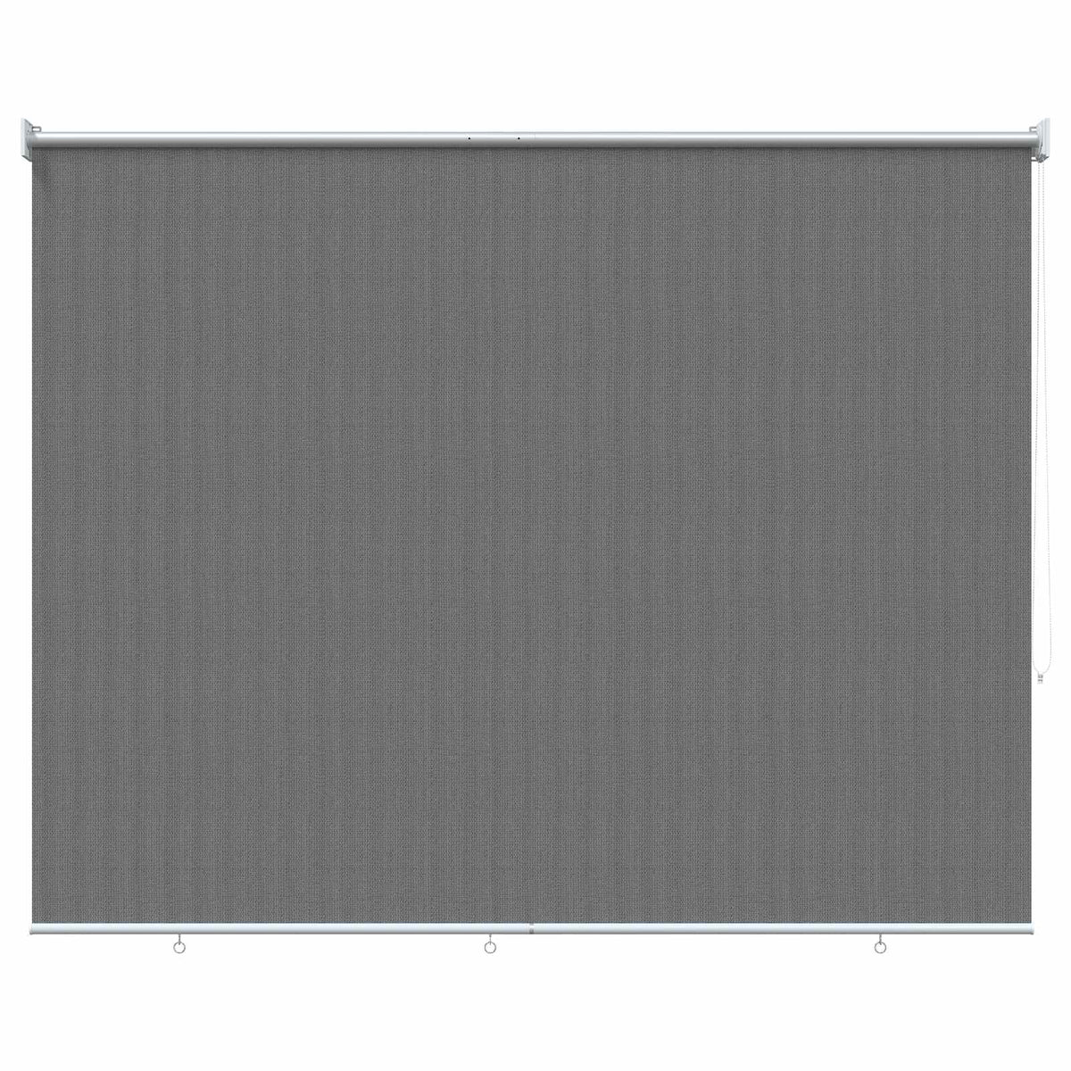 Buitenrolgordijn 90% UV-blok Lichtgrijs 140 x 140 cm HDPE