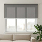 Buitenrolgordijn 180x140 cm lichtgrijs HDPE 90% UV-blok
