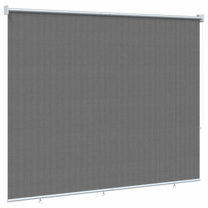 Buitenrolgordijn 90% UV-blok Lichtgrijs 180 x 140 cm HDPE