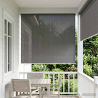 Buitenrolgordijn 90% UV-blok Lichtgrijs 220 x 140 cm HDPE