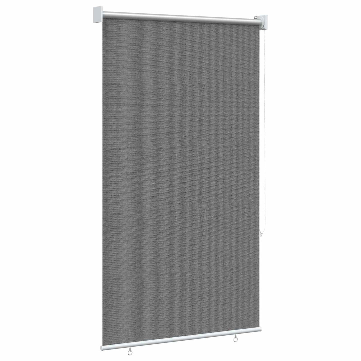 Buitenrolgordijn 90% UV-blok Lichtgrijs 60 x 230 cm HDPE