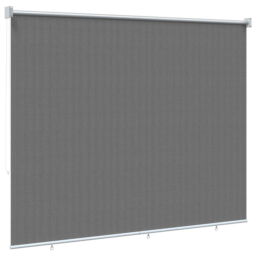 Buitenrolgordijn 90% UV-blok Lichtgrijs 140 x 230 cm HDPE