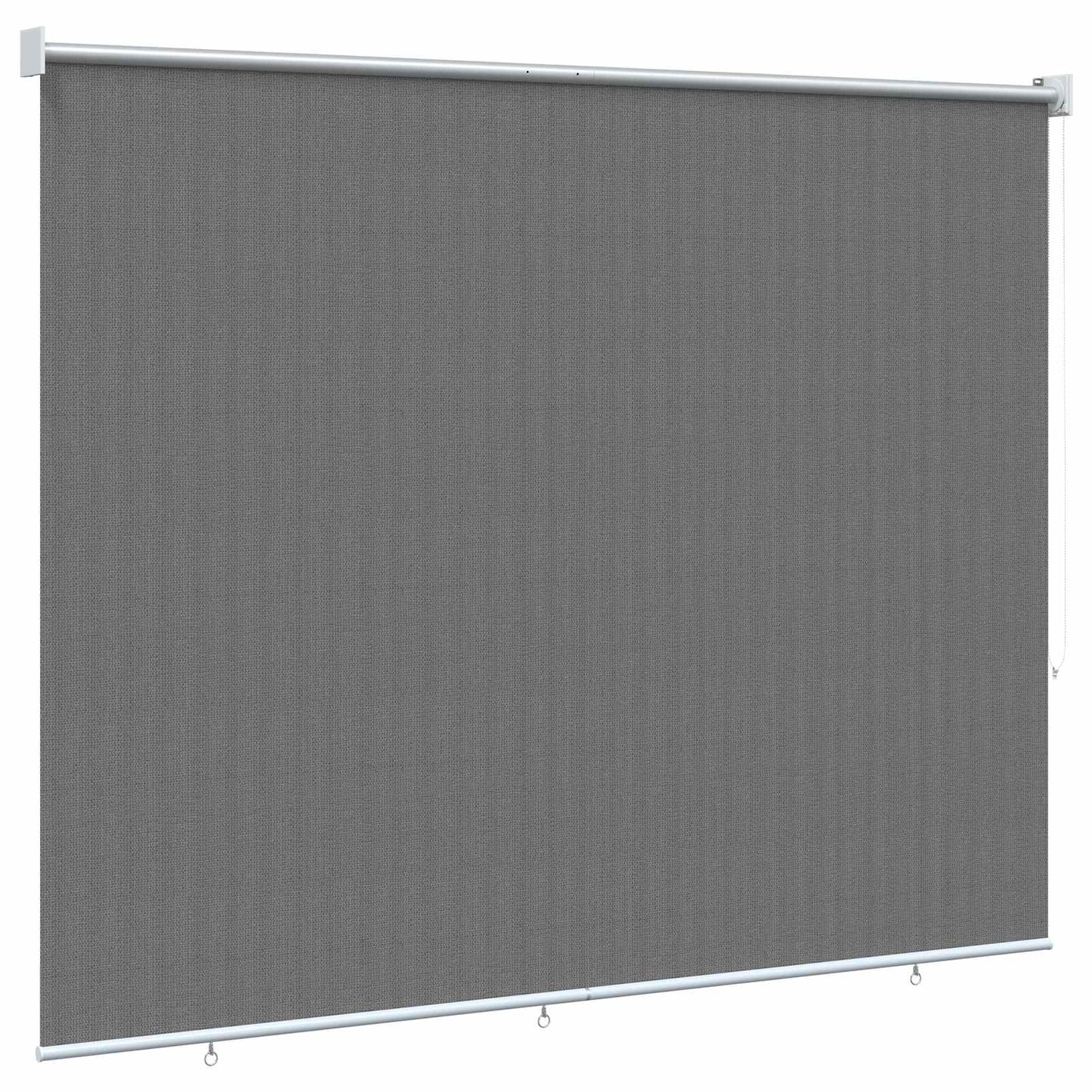 Buitenrolgordijn 90% UV-blok Lichtgrijs 220 x 230 cm HDPE