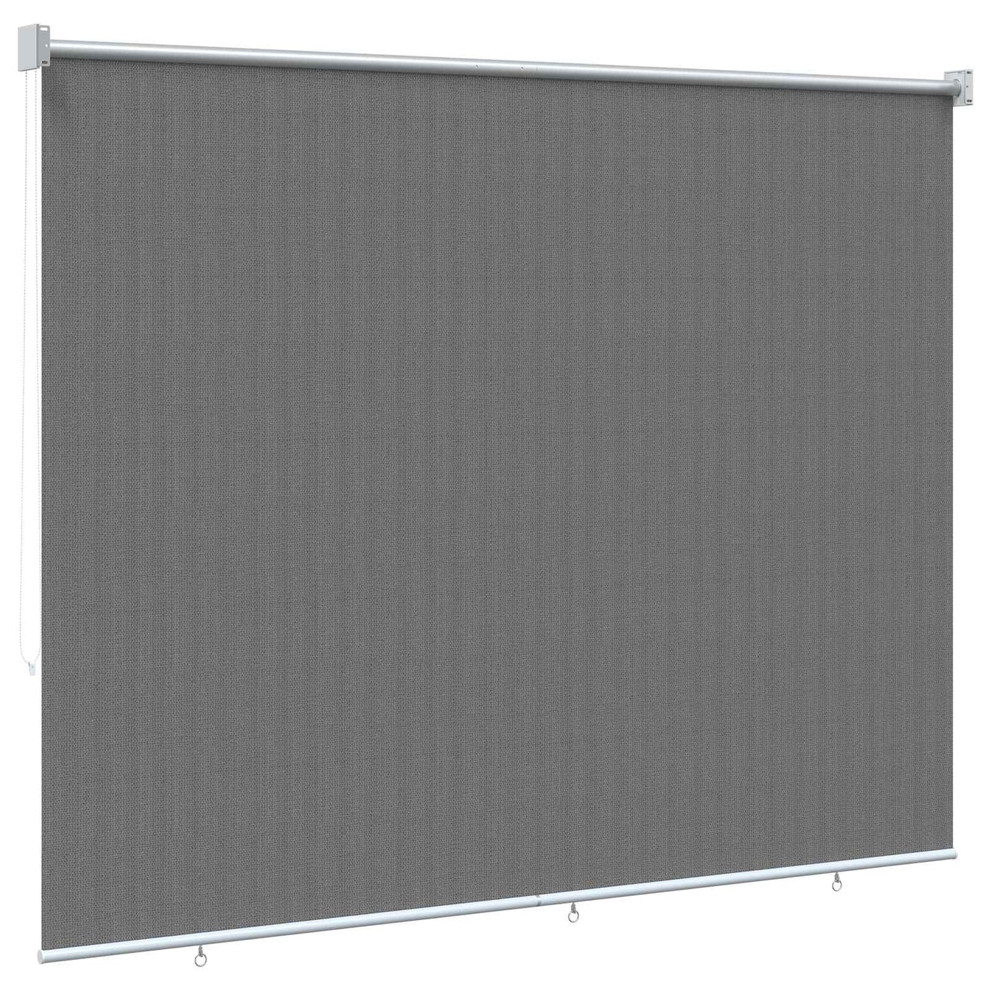 Buitenrolgordijn 90% UV-blok Lichtgrijs 220 x 230 cm HDPE