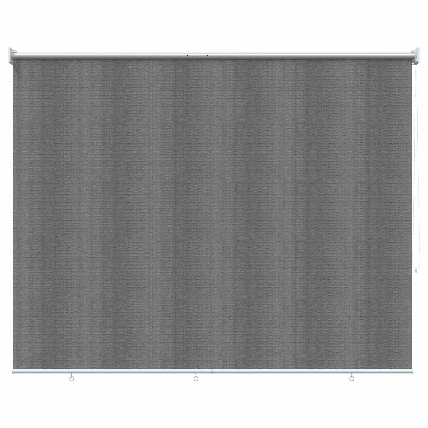 Buitenrolgordijn 90% UV-blok Lichtgrijs 220 x 230 cm HDPE