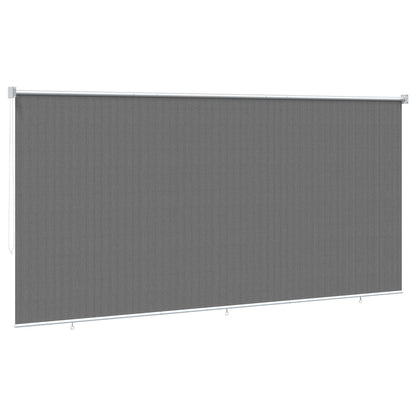 Buitenrolgordijn 90% UV-blok Lichtgrijs 400 x 230 cm HDPE