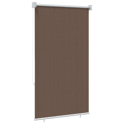 Buitenrolgordijn 90% UV-blok Taupe 100 x 140 cm HDPE