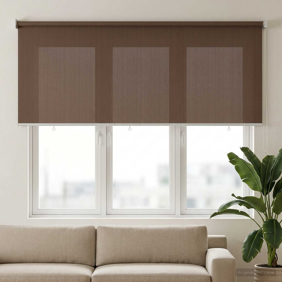 Buitenrolgordijn 90% UV-blok Taupe 160 x 140 cm HDPE