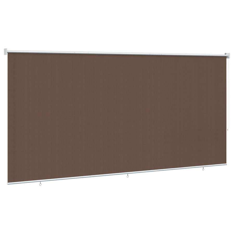 Buitenrolgordijn 90% UV-blok Taupe 350 x 140 cm HDPE