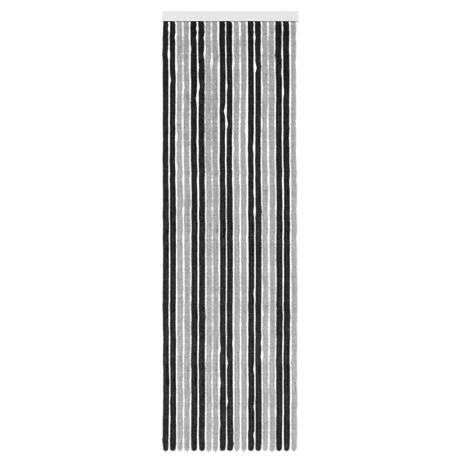 Insecten Gordijn Chenille Grijs en zwart 56 x 185 cm 100% PP