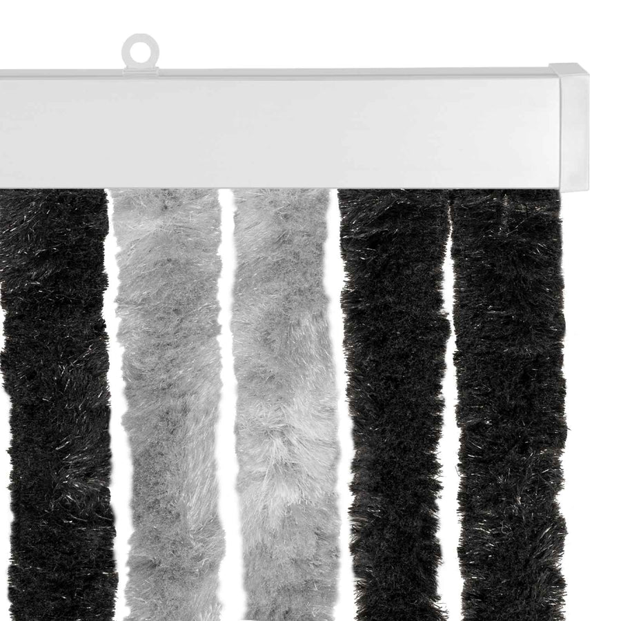 Insecten Gordijn Chenille Grijs en zwart 90 x 200 cm 100% PP