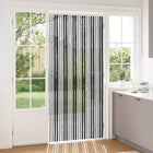 Insectengordijn 100x220 cm grijs zwart PP