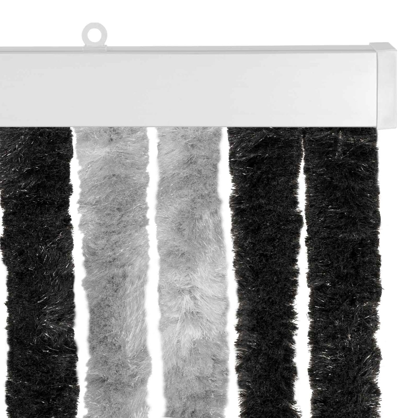 Insecten Gordijn Chenille Grijs en zwart 100 x 230 cm 100% PP