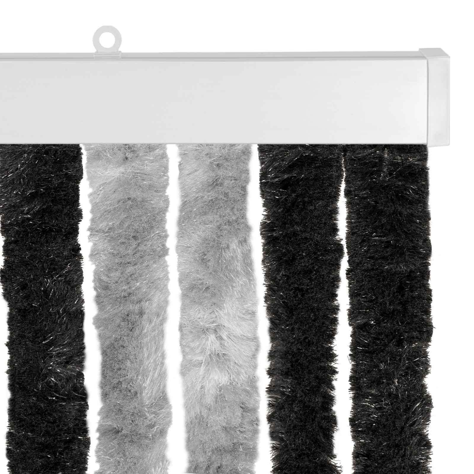 Insecten Gordijn Chenille Grijs en zwart 100 x 230 cm 100% PP