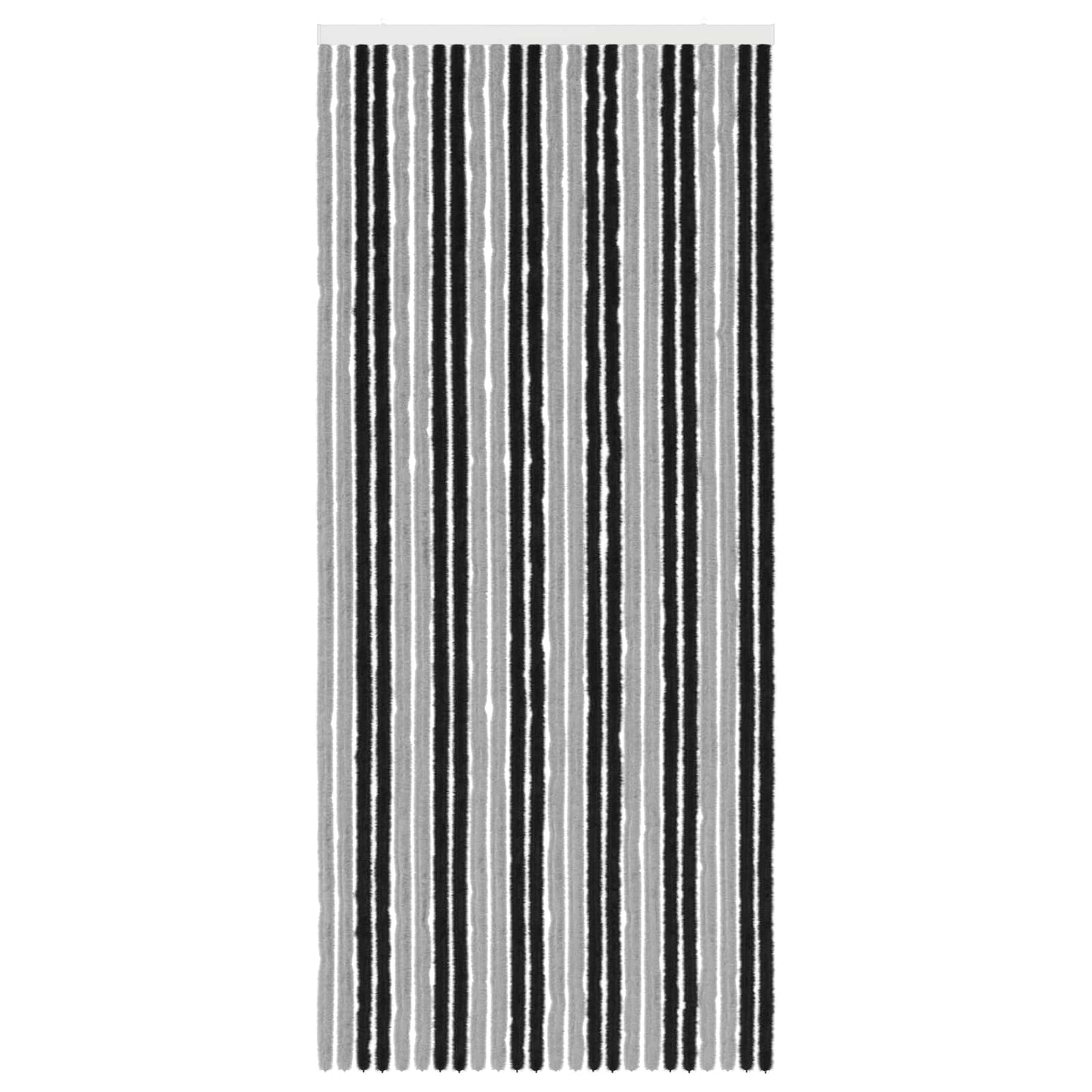 Insecten Gordijn Chenille Grijs en zwart 100 x 230 cm 100% PP