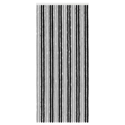 Insecten Gordijn Chenille Grijs en zwart 100 x 230 cm 100% PP