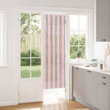 Insecten Gordijn Chenille Zilvergrijs en Roze 56 x 185 cm