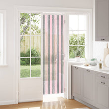 Insecten Gordijn Chenille Zilvergrijs en Roze 56 x 200 cm