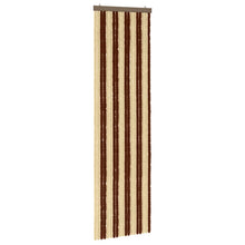 Insecten Gordijn Chenille Bruin en beige 56 x 200 cm 100% PP