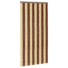 Insecten Gordijn Chenille Bruin en beige 100 x 200 cm 100% PP