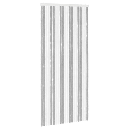Insecten Gordijn Chenille Grijs en Wit 90 x 200 cm 100% PP