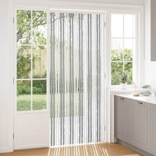 Insect gordijn Chenille Grijs en Wit 100 x 230 cm 100% PP