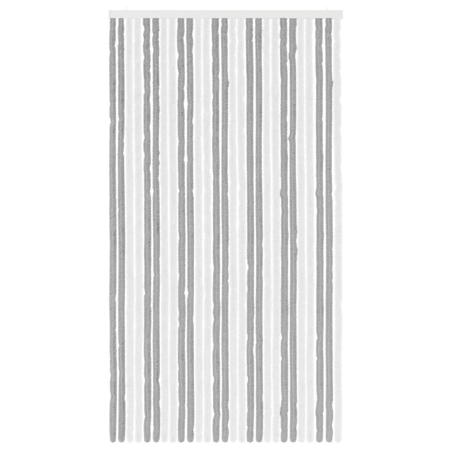 Insecten Gordijn Chenille Grijs en Wit 118 x 220 cm 100% PP