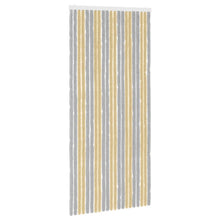 Insecten Gordijn Chenille Grijs en Beige 90 x 200 cm 100% PP