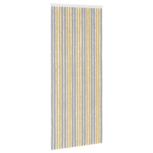 Insecten Gordijn Chenille Grijs en Beige 90 x 220 cm 100% PP
