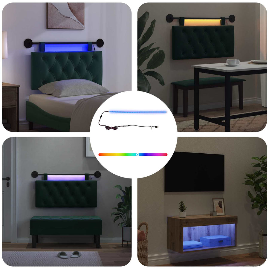 LED-strip 55 cm Meerkleurig PVC
