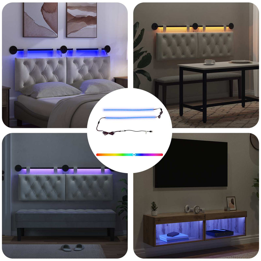 LED-strip 110 cm Meerkleurig PVC
