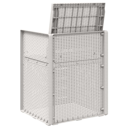 Tuin Eetstoelen 2 pcs Wit PP