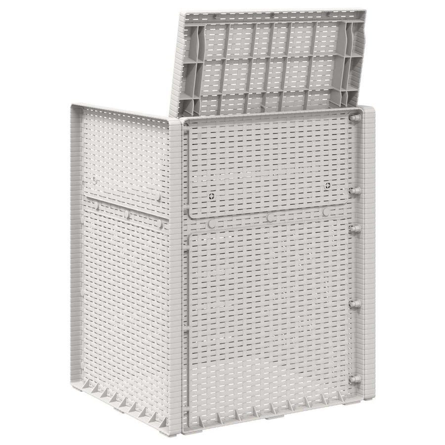 Tuin Eetstoelen 2 pcs Wit PP