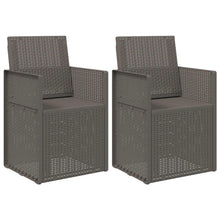 Tuin Eetstoelen 2 pcs Lichtgrijs PP