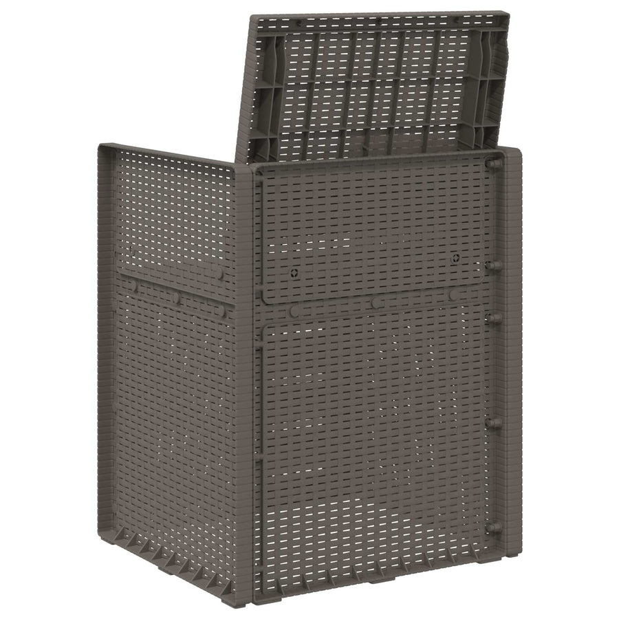 Tuin Eetstoelen 2 pcs Lichtgrijs PP
