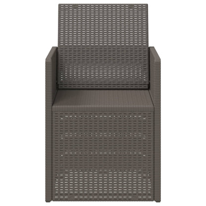 Tuin Eetstoelen 2 pcs Lichtgrijs PP