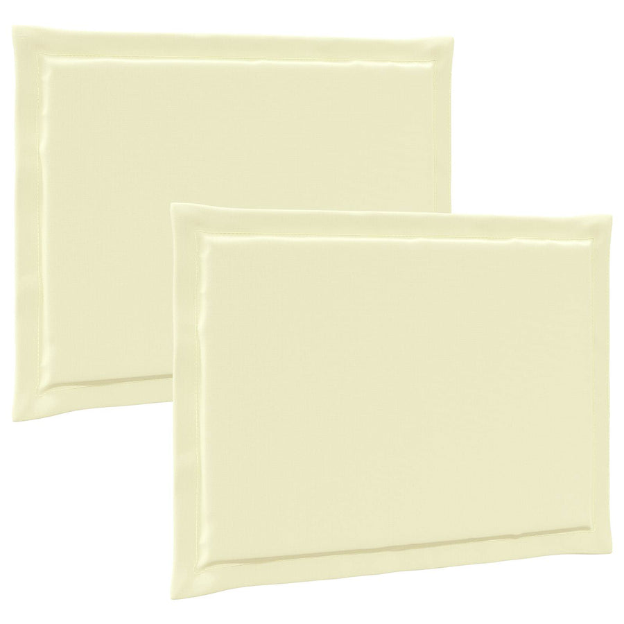 Zitkussens 2 st. Crème 47 x 36 x 2 cm Polyester