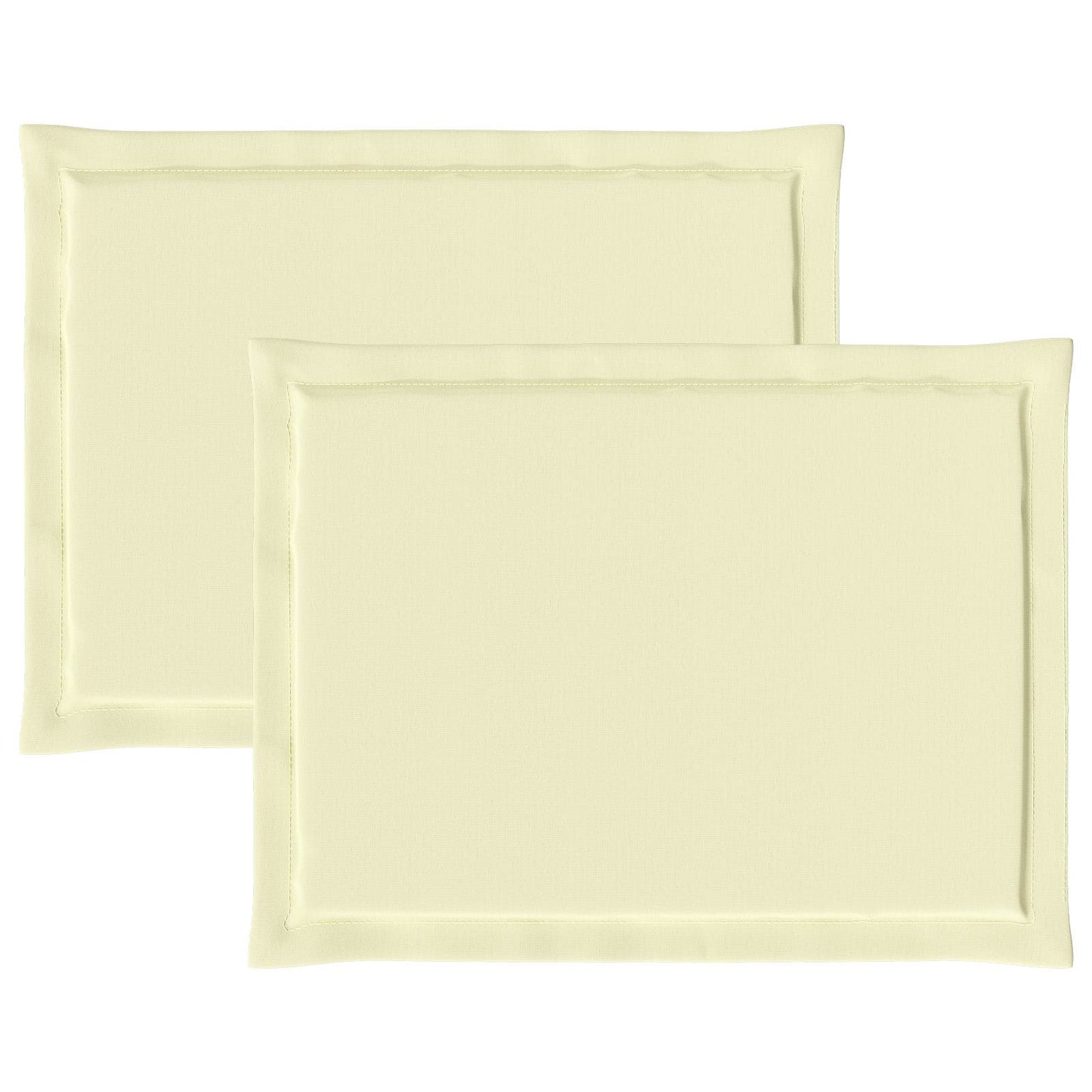 Zitkussens 2 st. Crème 47 x 36 x 2 cm Polyester