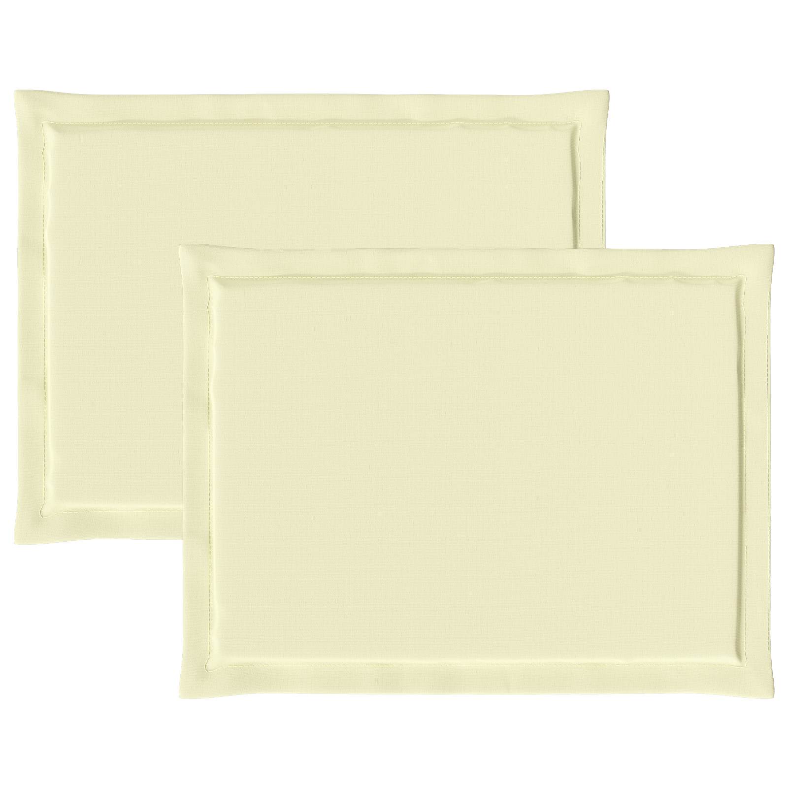 Zitkussens 2 st. Crème 47 x 36 x 2 cm Polyester