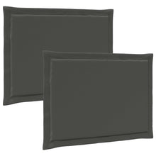 Zitkussens 2 pcs Antracietkleurig 47 x 36 x 2 cm Polyester