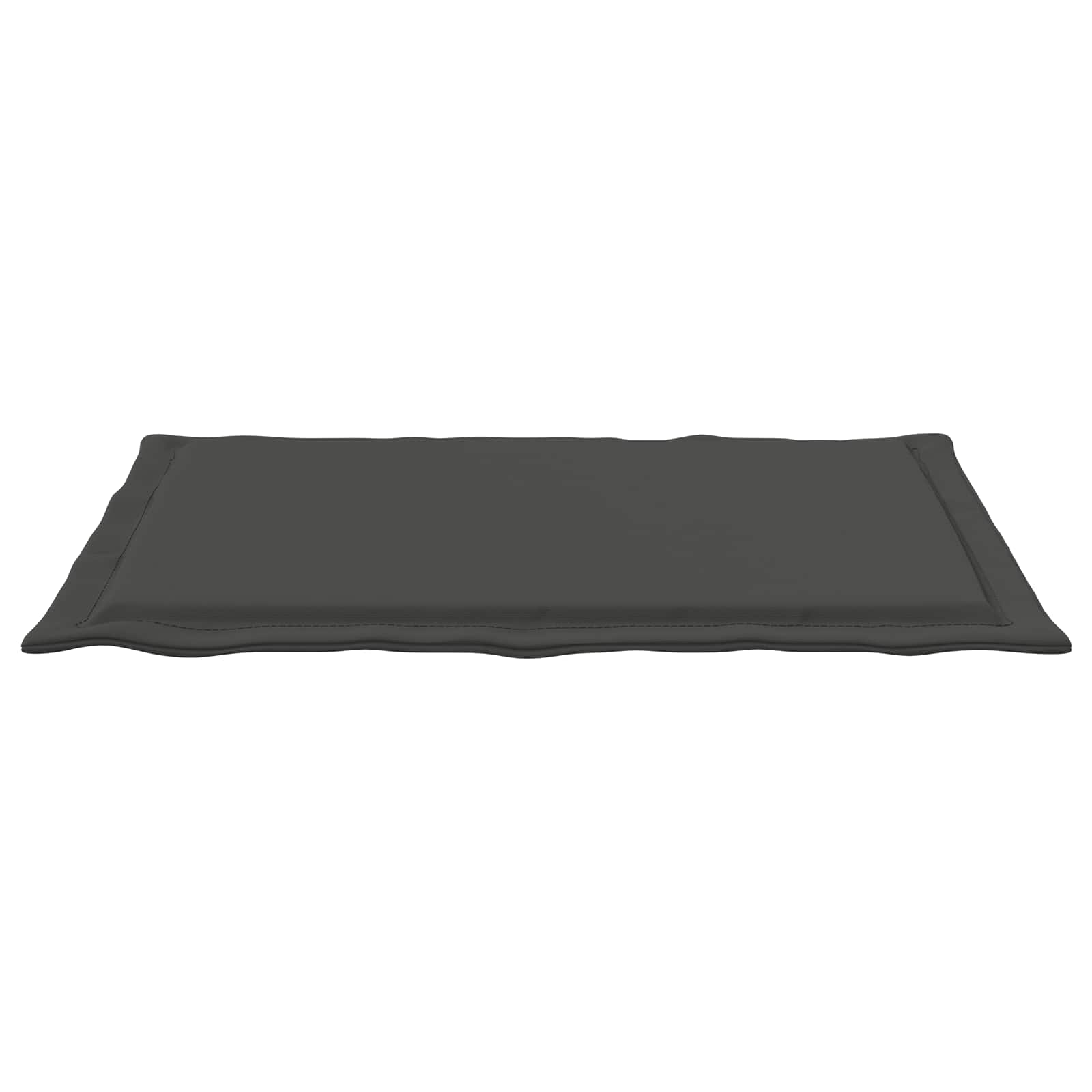 Zitkussens 2 pcs Antracietkleurig 47 x 36 x 2 cm Polyester